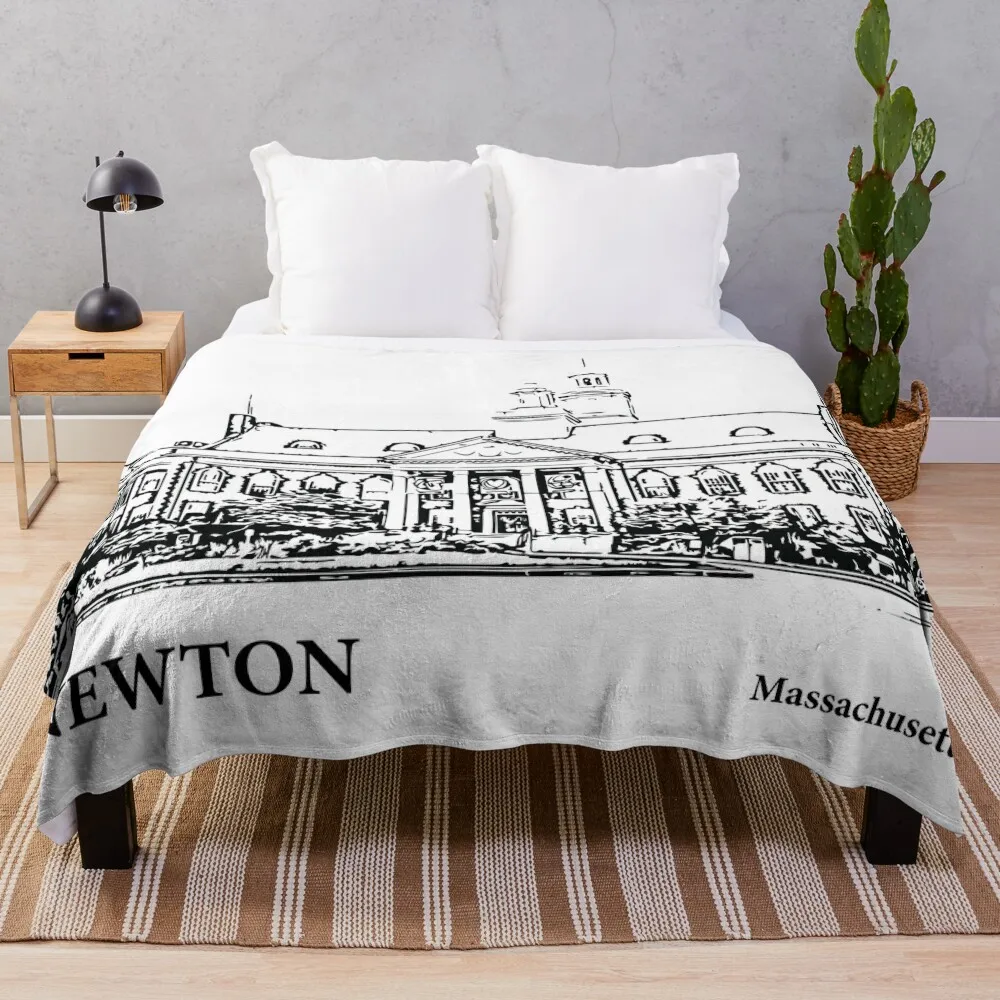 Newton Massachusetts Throw Blanket Polar Weighted Blankets