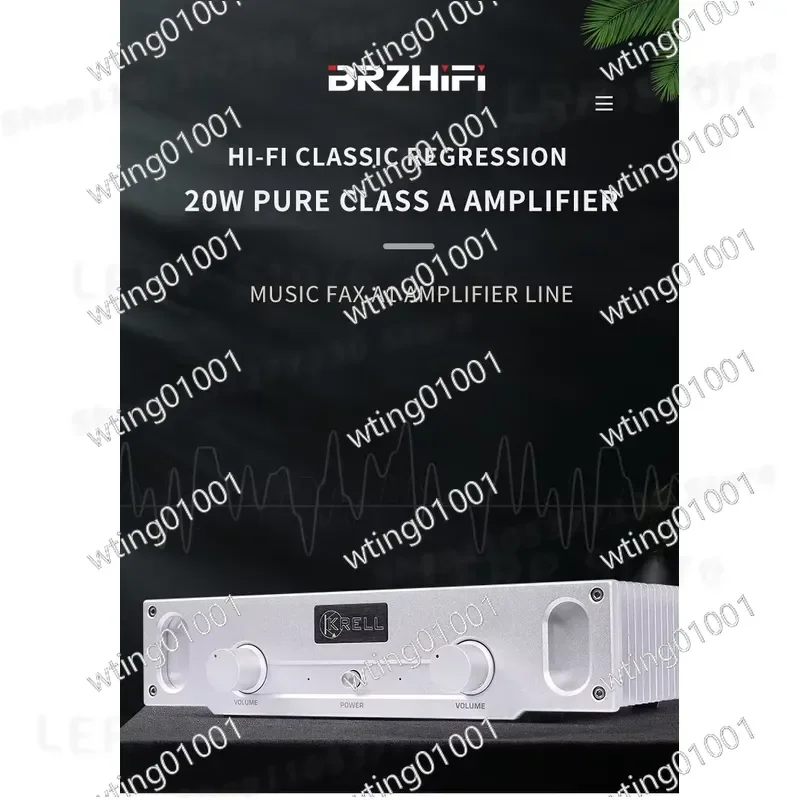 for Musical Fidelity A1 Circuit 20W Pure Class A HiFi Stereo Amp Dual Channel with MJL21193 MJL21194 Transistors