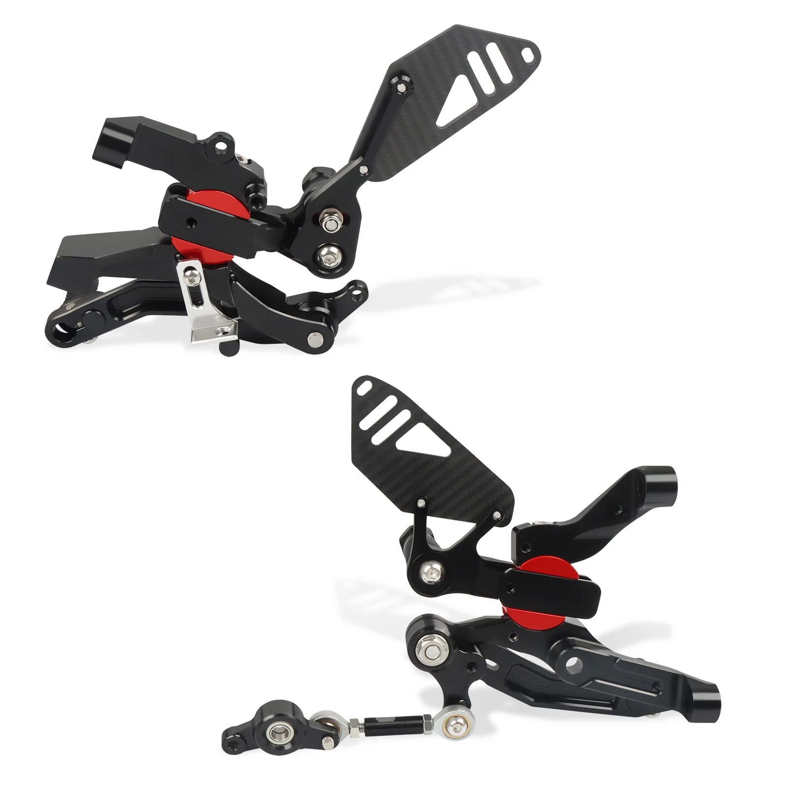 Motorcycle Adjustable Rearsets Foot rest Footrest Rear Set Footpeg Pedal For Ducati PANIGALE V2 V2S V2R Streetfighter V2 22-23