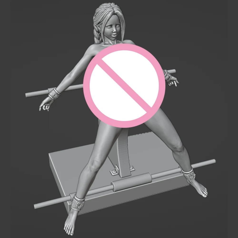 

1/24 3d Printing Model Kit Beauty Tegan Bind Girl NSFW Anime Figure Model Kit DIY Miniature Reduction Statue Unpainted Toys