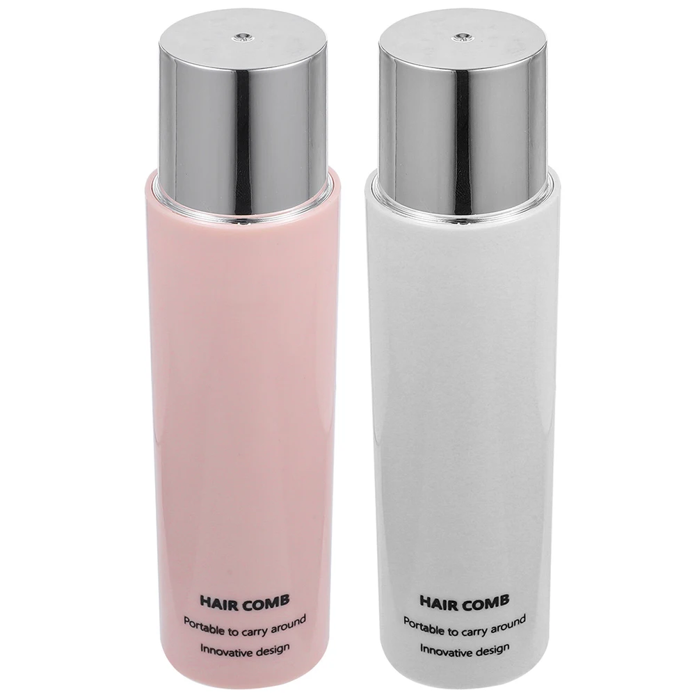 

2Pcs Portable Hairdressing Comb Small Round Brush Blow Drying Short Hair Women Travel Curls Lightweight Compact Scalp