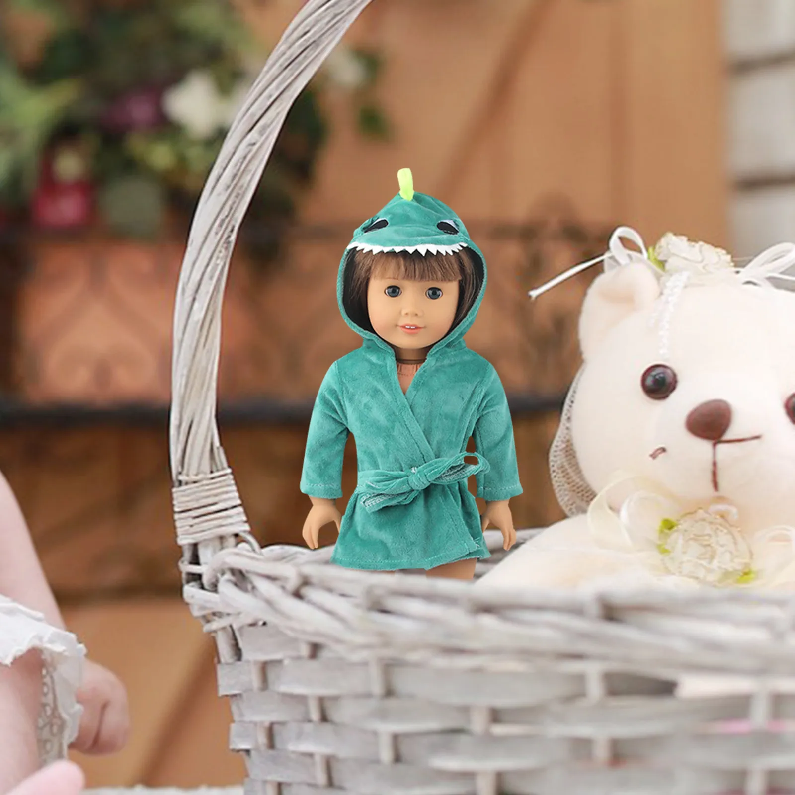 

Милый костюм-пижама с динозавром, сменный, из нескольких предметов, легко чистится, многоразовый, декоративный, мультяшный дизайн