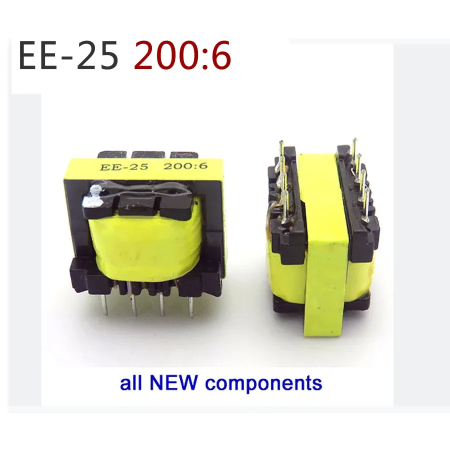 Welding Machine Switching 3/4 Windings Power Supply Transformer E25 200:6 Auxiliary Power Transformer High-Frequency Transformer