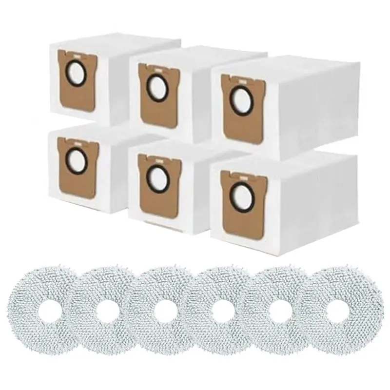 

ABBZ-For XIAOMI For Mijia Omni 1S B101CN B116 X10+ Аксессуары: мешок для сбора пыли и салфетка для швабры для Dreame L10s Ultra/S10 Pro