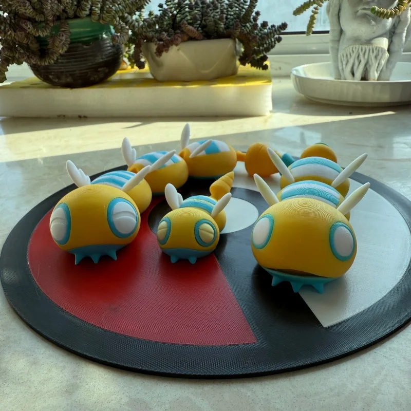 Anime Dunsparce Dudunspar Figuren Proportion World 1:20 DIY 3D-Druck Cartoon-Charakter Desktop-Dekoration Modell Spielzeug Geschenk