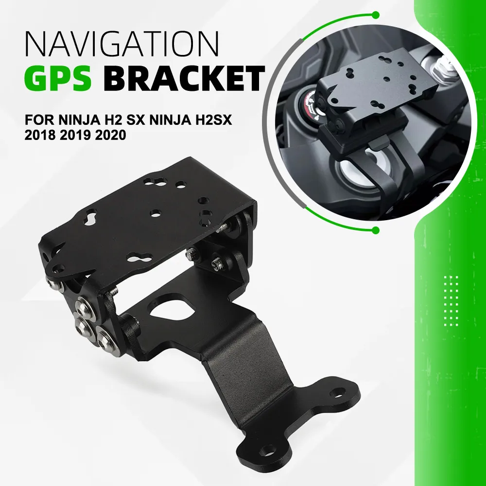 

GPS Mounting Bracket For Kawasaki Ninja H2 SX Ninja H2SX 2018 2019 2020 Motorcycle Phone Navigation Bracket Cellphone Holder