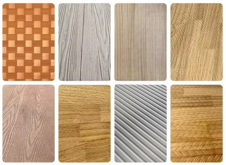Automatic Heat Press Solid Wood MDF Wood Grain Embossing Machine Wood Grain Embossing Rolling Machine