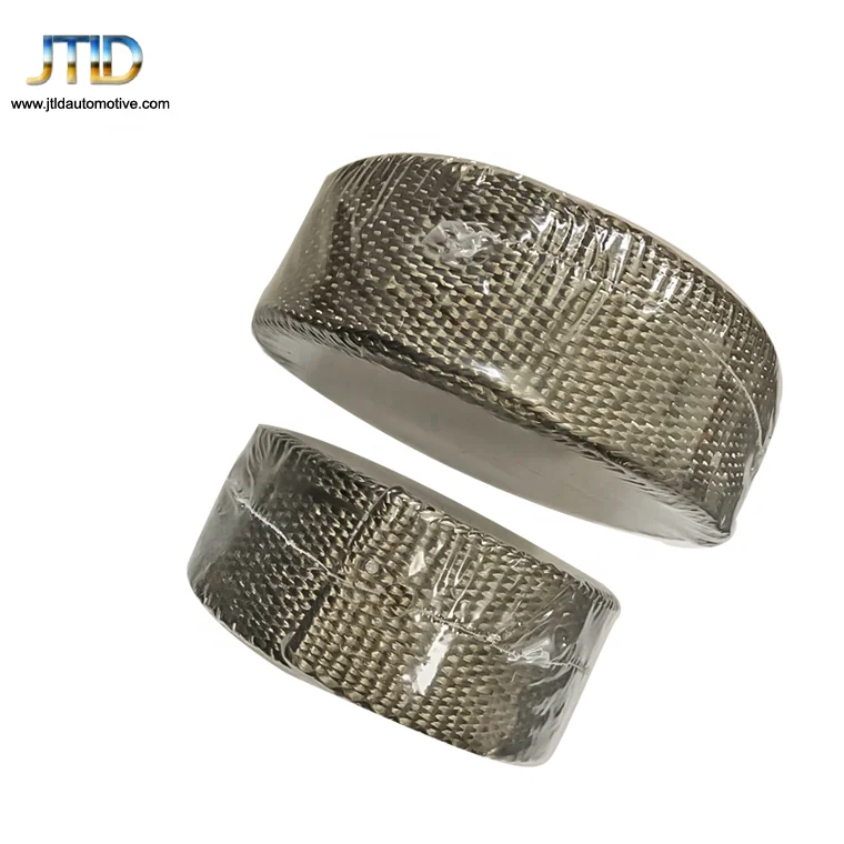 

Heat Shield Insulation 1.5mm*25mm*15m With 4pcs Stainless Ties Car Motorcycle Exhaust Wrap Muffler Thermal Tape Accessories