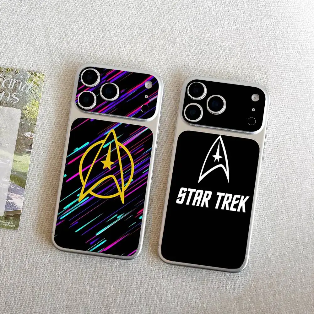 Popular S-Star T-Trek Movie Logo Back Cover Decal Protective For Iphone 17 Pro Max Sticker Back Protective Decorative Sticker