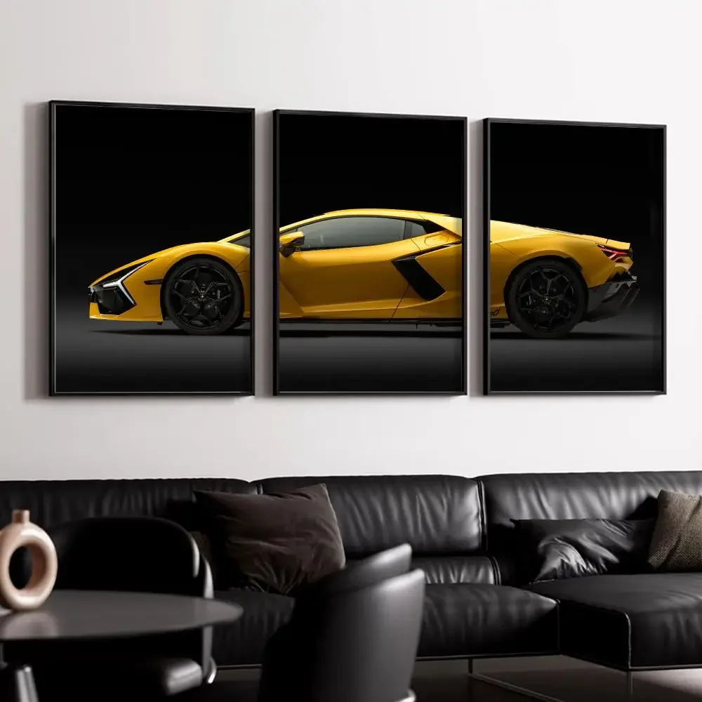 Modular Concept Car Painting Calligraphy Canvas Wall Art Poster Set for Bedroom Living Room Home Decor Prints Gift