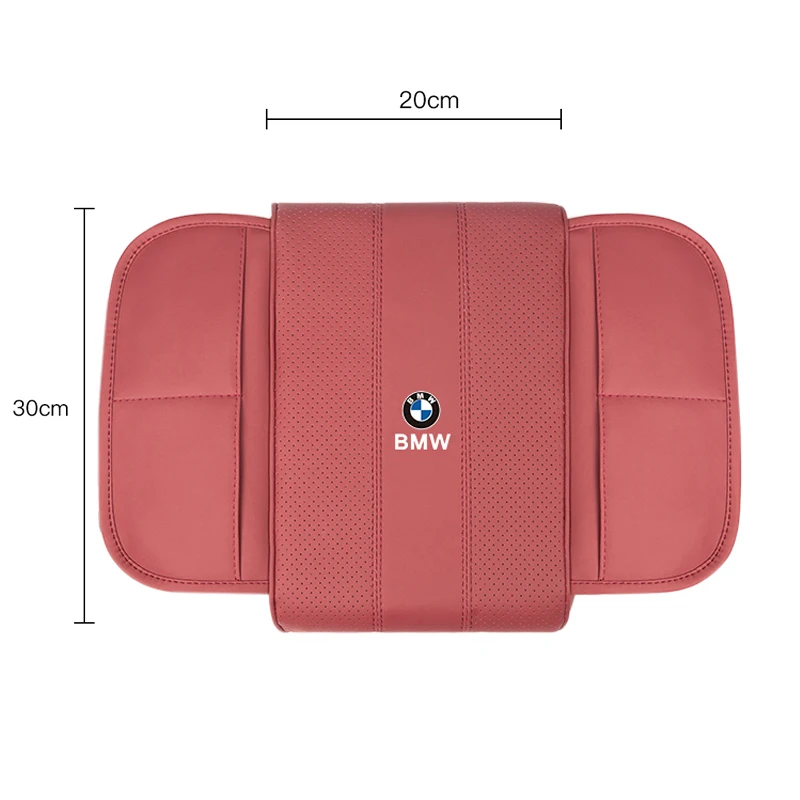 PU Leather Car Armrest Mat Center Console Heighten Pad For BMW Performance E36 E92 E70 E91 E28 E30 E34 E53 E61 E62 E97 X3 X5 X1