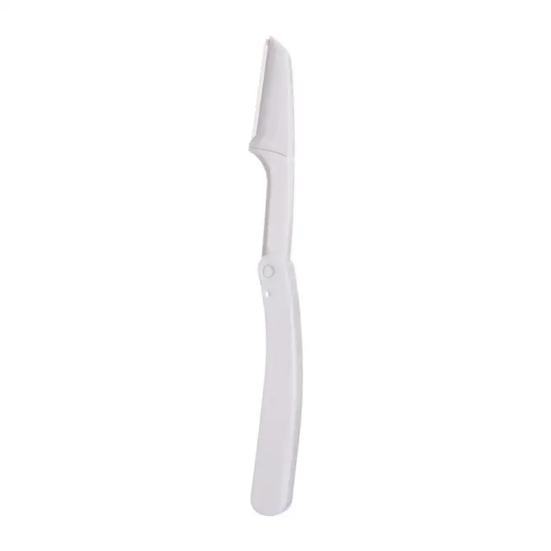 Afeitadora facial plegable segura para mujer, recortadora de cejas, cuchilla antiarañazos, herramientas de maquillaje, recortador de cejas, maquinilla de afeitar facial para mujer