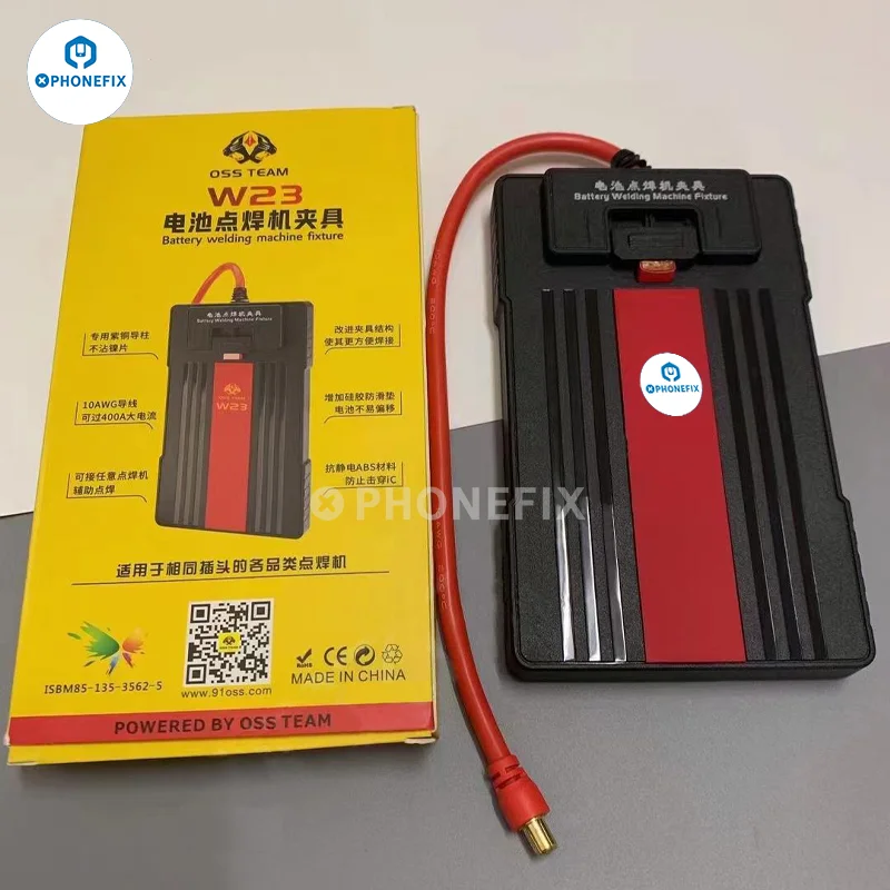 PHONEFIX-W23 Battery Spot Welder, Anti-Static Welding Machine, Fixture Universal para iPhone X-14 Battery Repair, Professional Edition