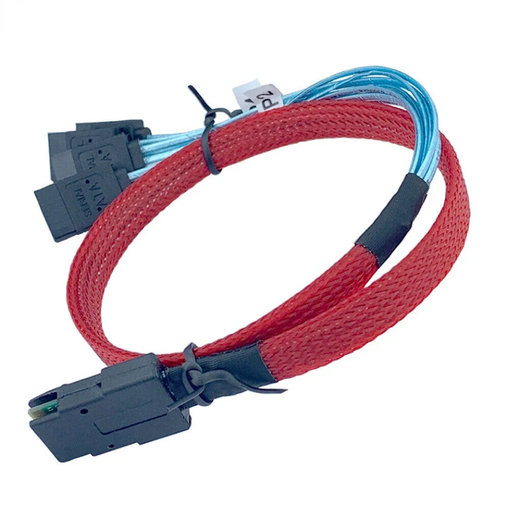 Hochgeschwindigkeits-SATA-Verbindungskabel MINI SAS SFF-8087 auf 4 Ports für Server
