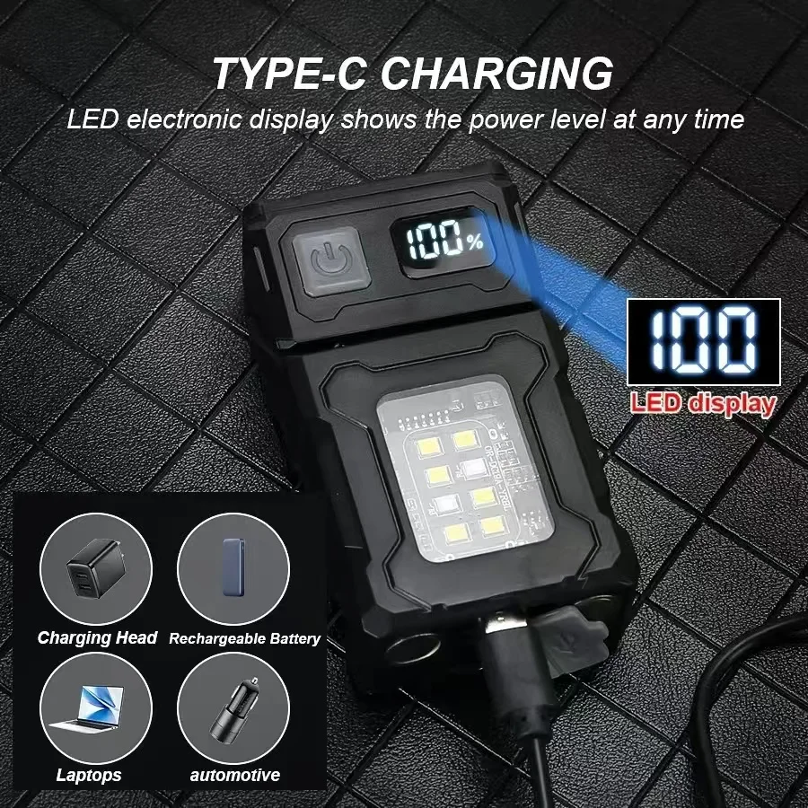 Mini Lantern High Power Flashlights Self Defense Weapons Survival Brightest Flashlight Electric Lamp Rechargeable Led Flashlight