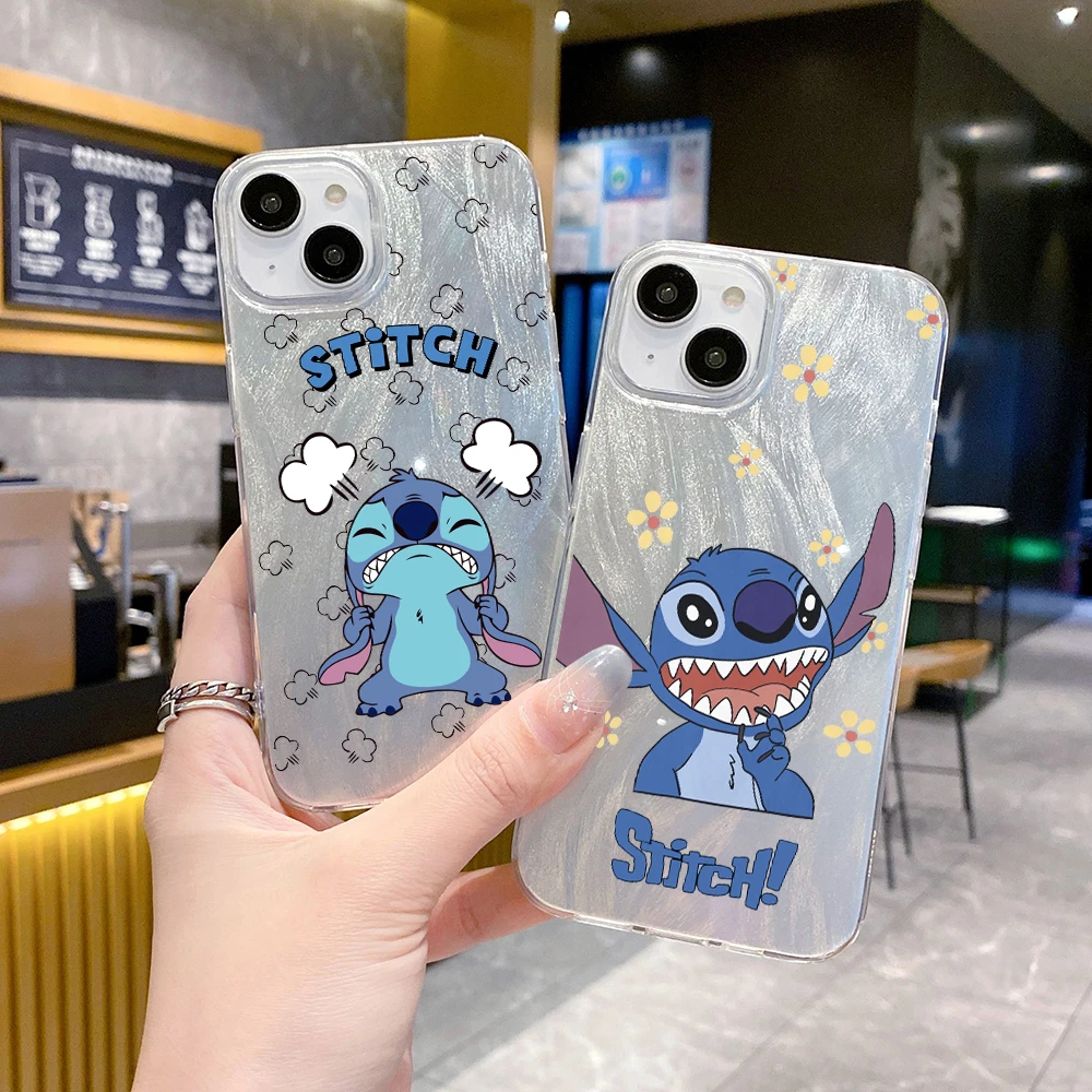 Cartoon Cute S-Stitch Phone Case FOR OPPO A60 A58 A54 A53 A52 A38 A35 A33 A31 A17 A16 A15 A12 E K S 5G