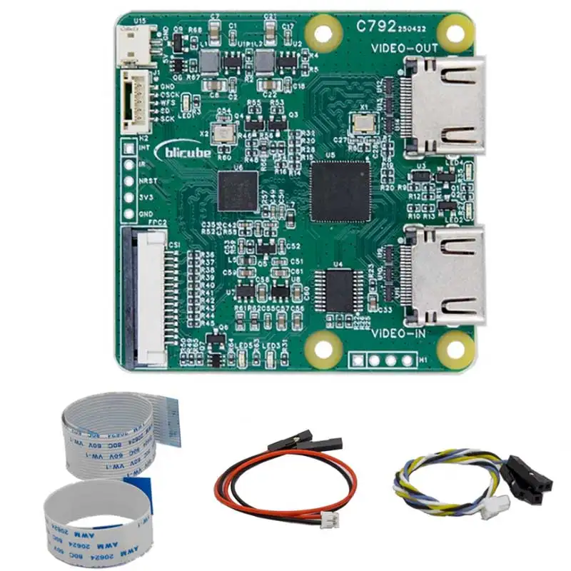 

Адаптер камеры Raspberry Pi HDMI к CSI-2 Плата 1080p при 60 Гц C792 HDMI Видеовход до 4K при 60 Гц для NVIDIA/Pi5/Jeston/RK