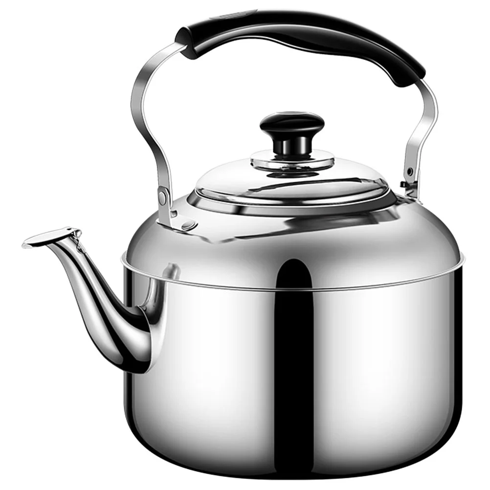 

Strainer Stainless Steel Kettle Water Gas Stoves Whistling Silver Household Teakettle