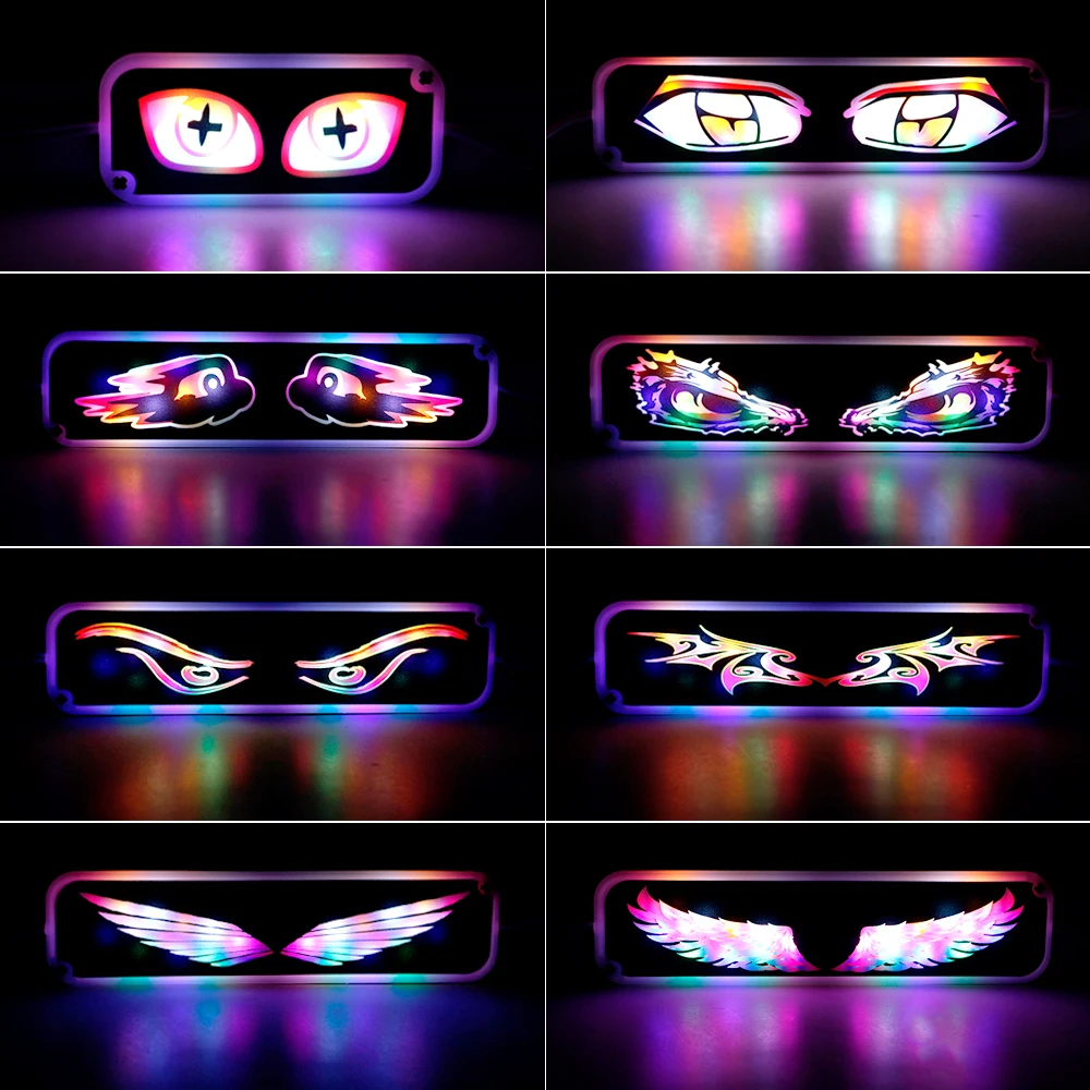 1pcs RGB Led Evil Eye Module Demon Eye Strobe Warning Light Flashing Emergency Lamp