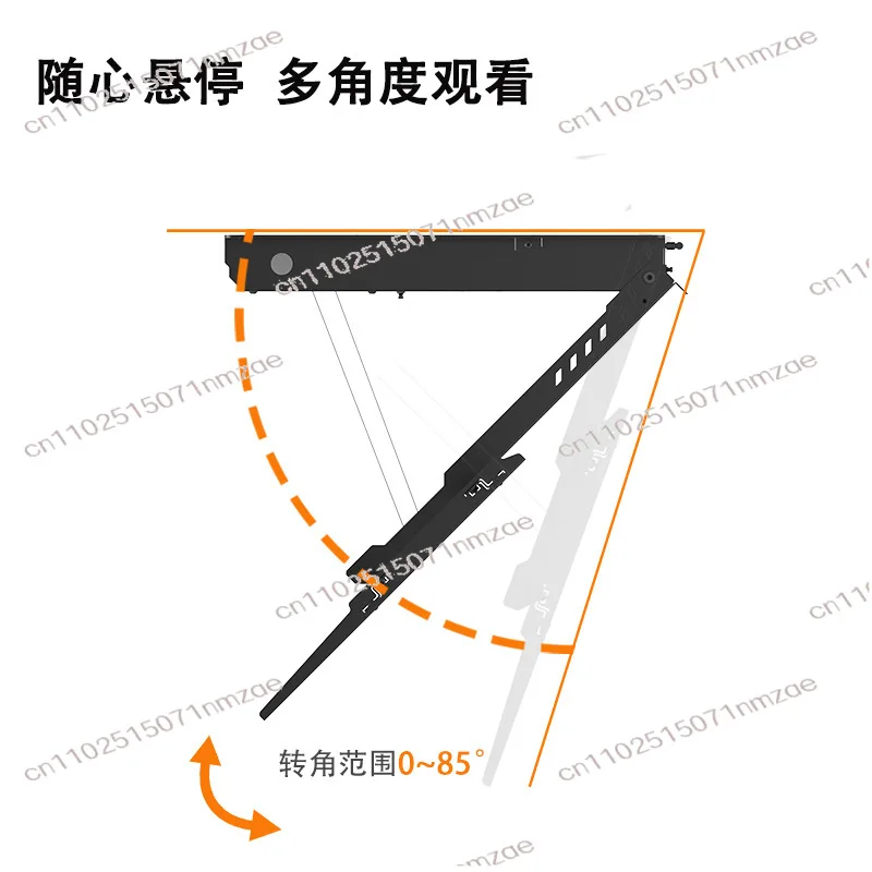 TV hanger, ceiling ceiling remote control intelligent hidden electric flip TV hanger