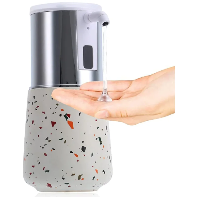 

Automatic Soap Dispenser Touchless, Ceramic Liquid Soap Dispense, Hands-Free Dish Soap Dispenser, IPX6 Waterproof B