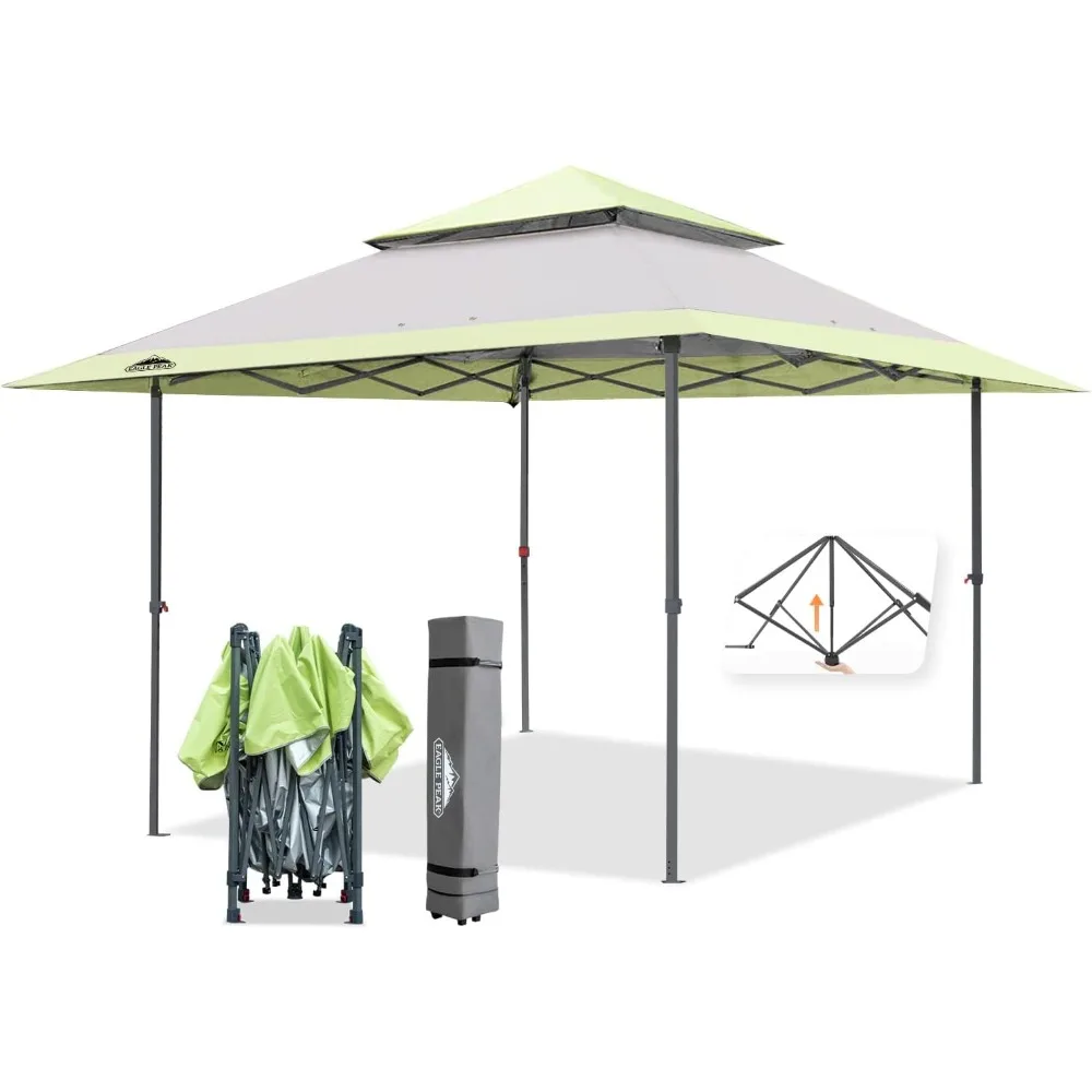 

13x13 Straight Leg Pop Up Canopy Tent Instant Outdoor Canopy Easy Single Person Set-up Folding Shelter