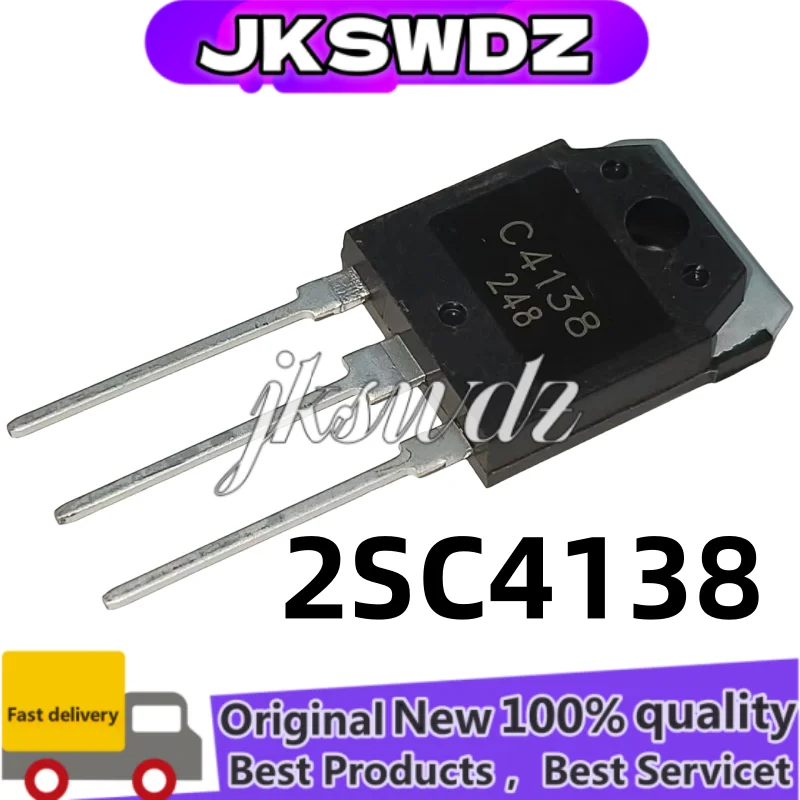 

10PCS 100% New quality 2SC4139 C4139 2SC4138 C4138 2SC4140 C4140 TO-3P Silicon NPN Triple Diffused Planar Transistor