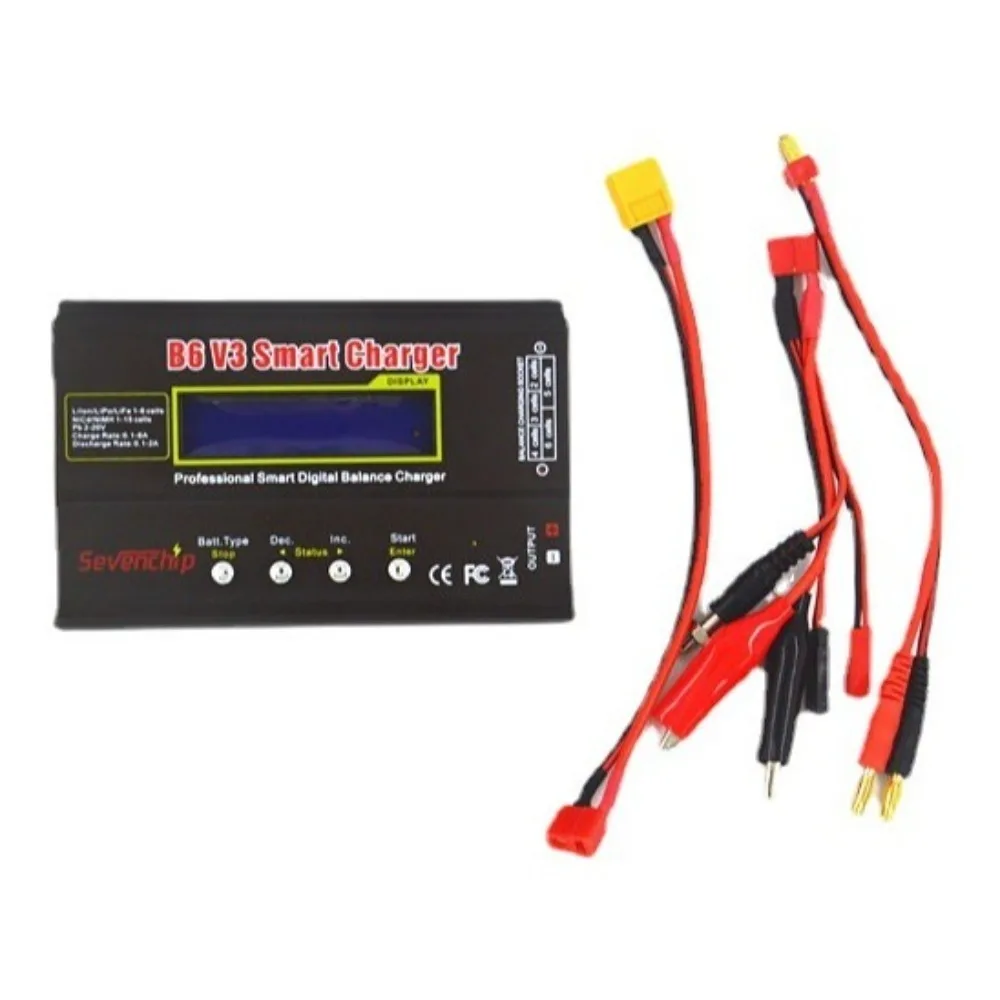 

iMAX B6 V3 Battery Balance Charger 80W 6A Digital Battery Charger LiHv Lipo NiMh Li-ion Ni-Cd No Adapter RC Charger