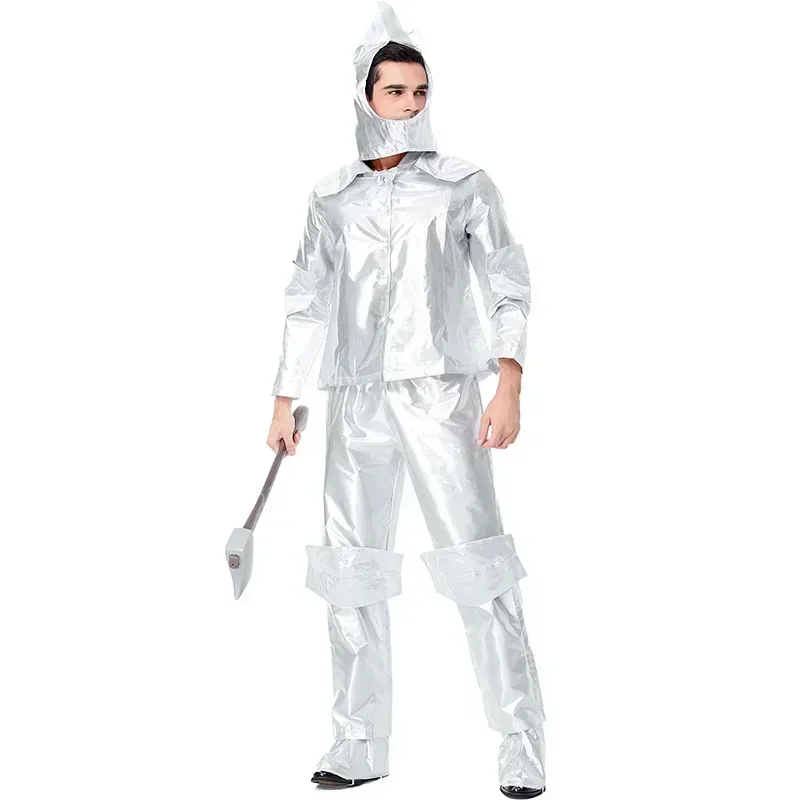 Halloween Wizard Of Oz Tin Man Costumes for Man Adult Purim Party Mardi Gras Fancy Dress