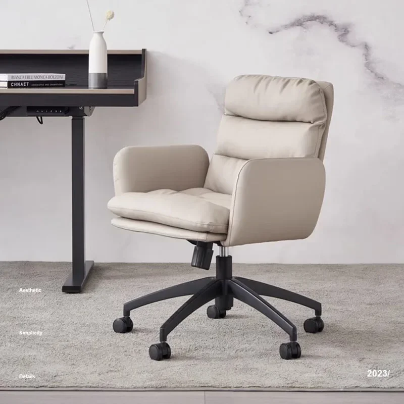 Luxurious Living Room Office Chairs Ergonomic Armchair Swivel Relax Office Chair Meeting Adjustable Office Furniture Sillas LLOC
