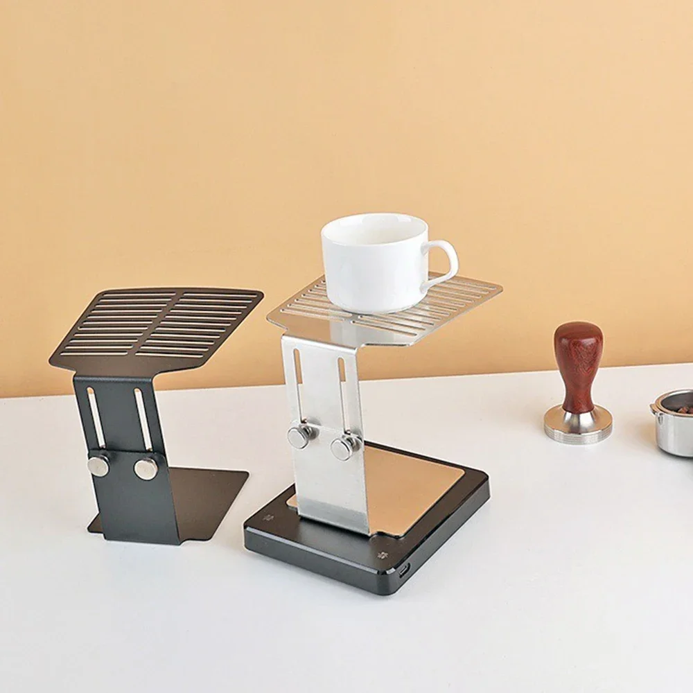 Coffee Scale Bracket Waterproof Protection Coffee Extraction Rack Stainless Steel Scale Rack Electronic Scale Elevation Rack