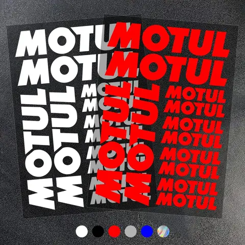 Vinyl Motul Sticker Logo Motorcycle Tank Helmet Car Bike Decal For YAMAHA Suzuki HONDA