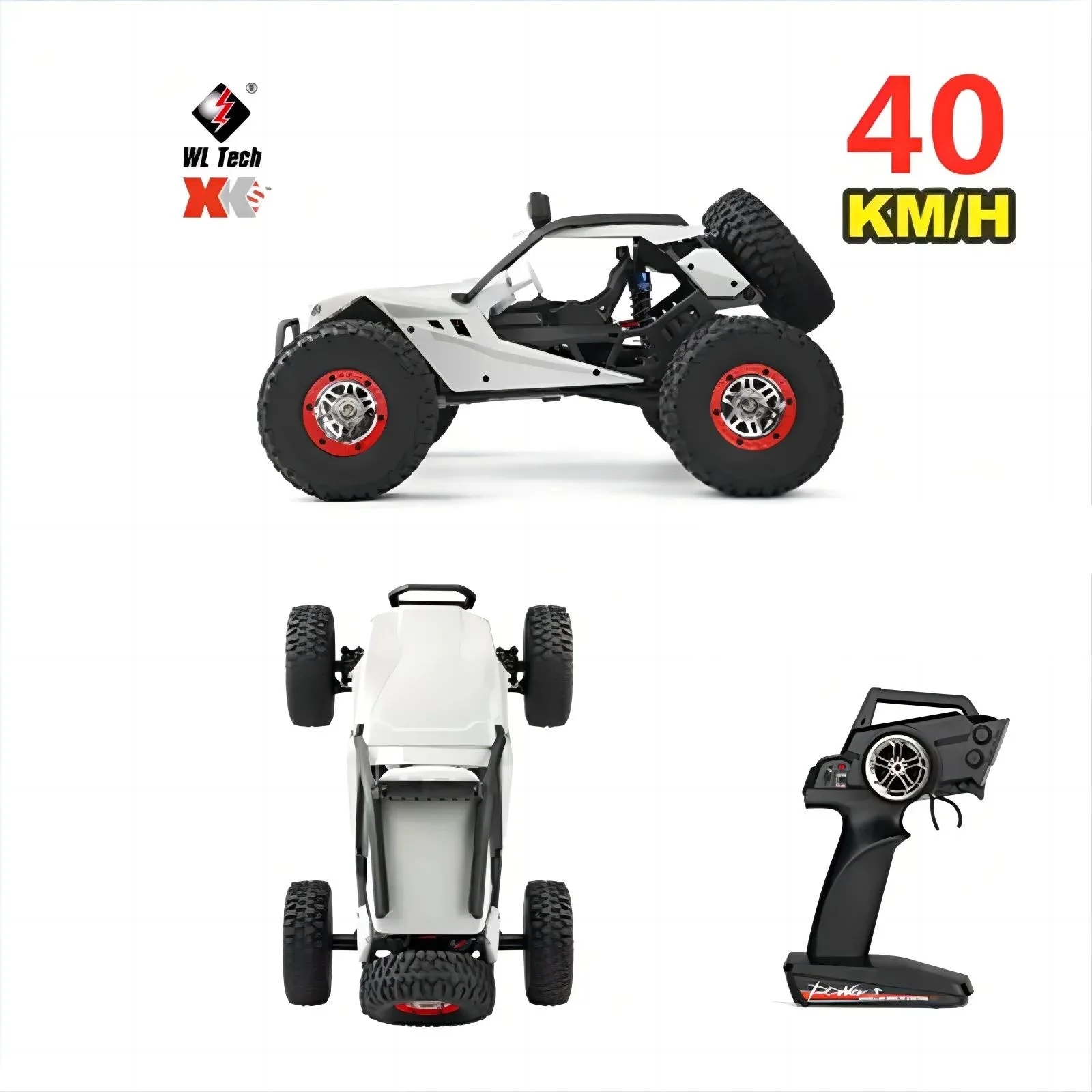 WLToys 12429 RC Car Rock Off-Road Racing Vehicle RC Crawler Truck 2.4Ghz 4WD High Speed 1:12 Radio Remote Control Buggy 12428