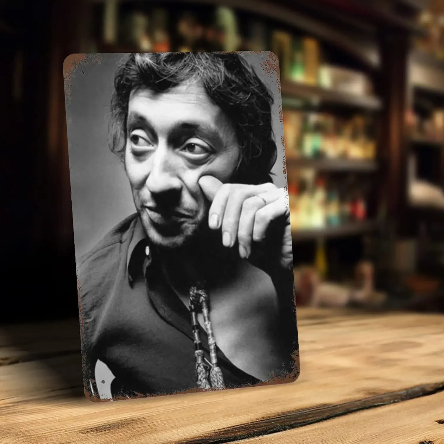 serge gainsbourg Metal Signs wall decor Vintage Tin Signs Captain Metal Poster Decor for Bar Pub Club Wall Decoration