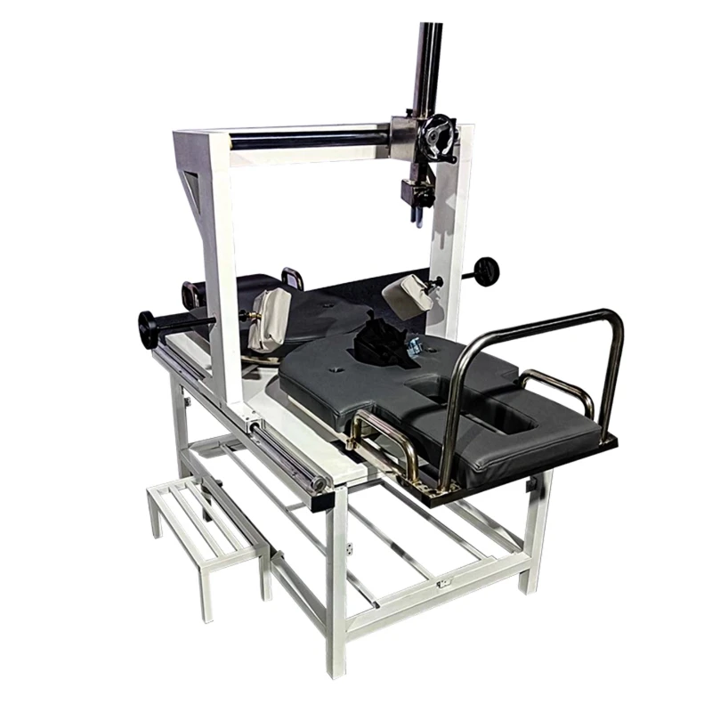 

Pestle press acupoint massage lumbar spine correction swing traction multi-functional physiotherapy bed, bone setting bed