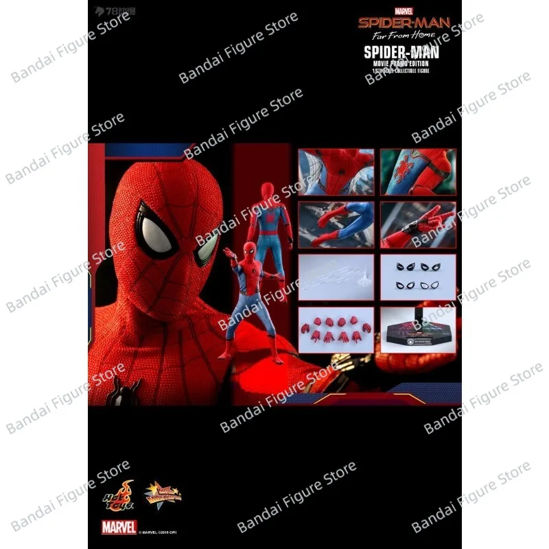 

HOTTOYS HT MMS535 1/6 Collectible Super Hero Spider-Man Action Figure Far From Home Movie Promo Edition 12" Full Set Figurine