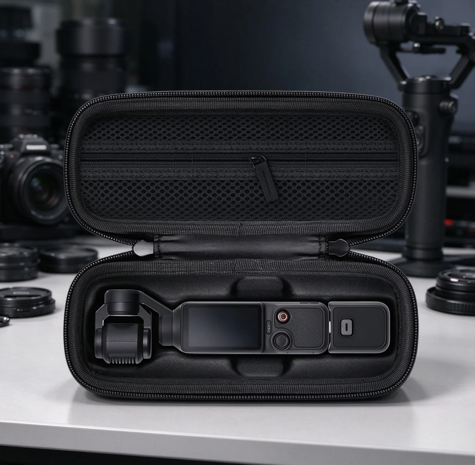 Storage Bag For DJI (OSMO Pocket4) Soft Plush Inner Lining Reduces Surface Friction And Prevents Fine Scratches On The Camera