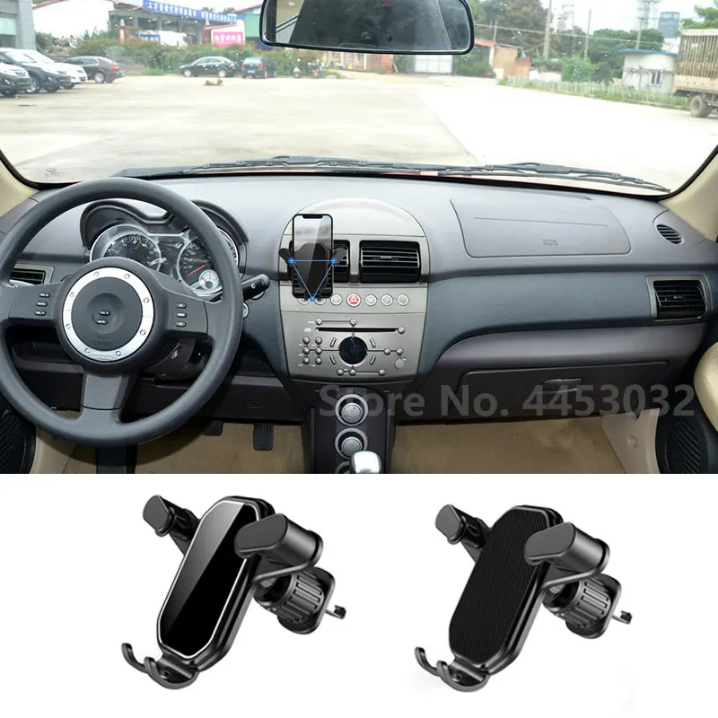 Universal Gravity Car Cell Phone Holder For Lotus L6 T5 L3 L5 GPS Stand Air Vent Clip Mount Accessories