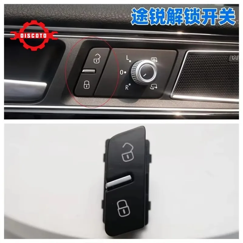 

1pc for VW 2011-18 Touareg door lock switch central control switch unlock button