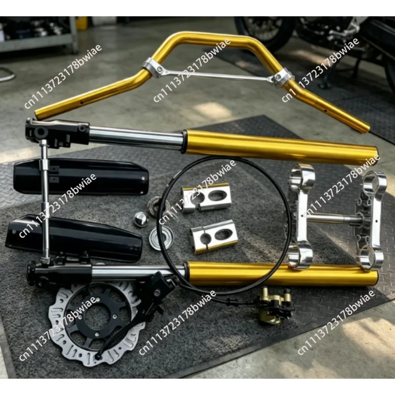 Off-Road Dirt Bike Kit 650-800MM Inverted Front Shock Assembly With Matching Shock Pump Stable Front Brake Control Spare