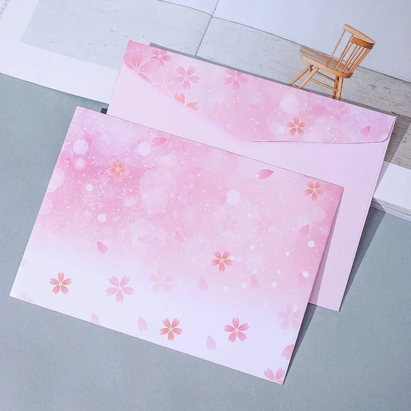 5pcs/set Extra Large Envelopes for Letter Paper Wedding Party Invitation Cards Cover Tickets Gift Packaging Korean Stationery