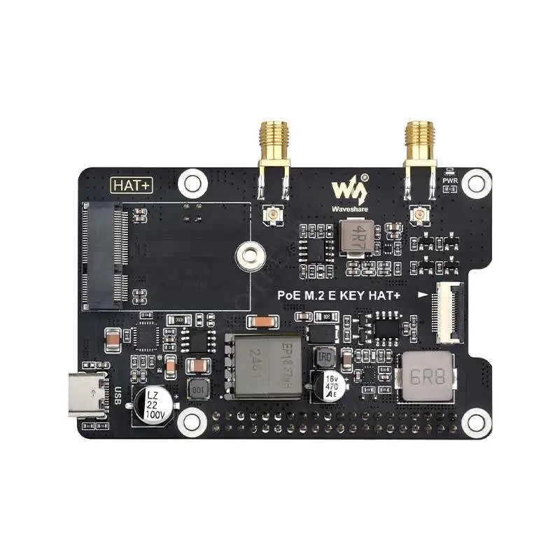 Raspberry Pi 5 POE PCIe to M.2 E KEY NGFF adapter board WIFI7 WIFI6 wireless network card PI5
