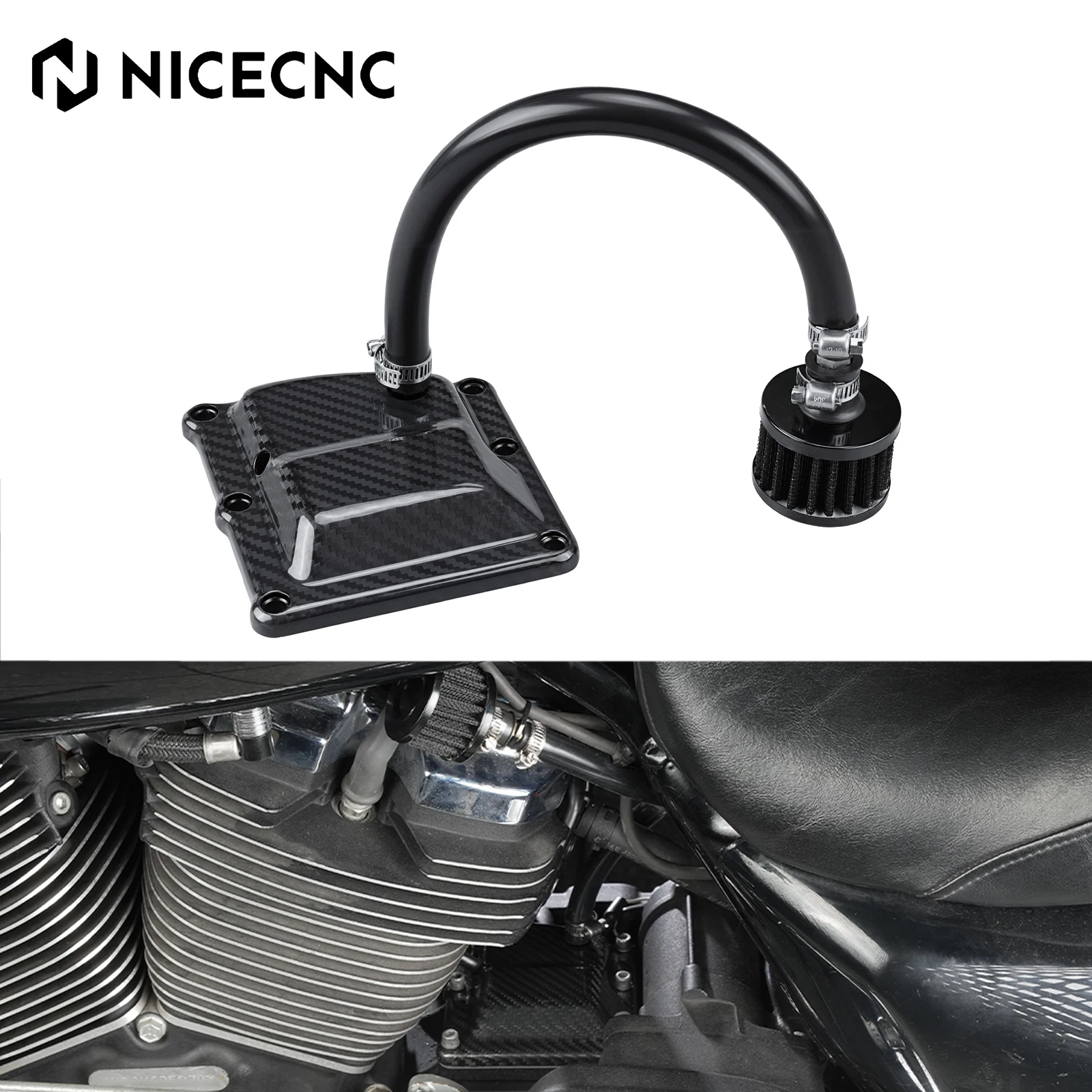 

For Harley Street Glide FLHX Road Glide FLTRX 2017-2023 Vented Transmission Top Cover Street Bob FXBBS Fat Boy FLFBS 114 2018-24