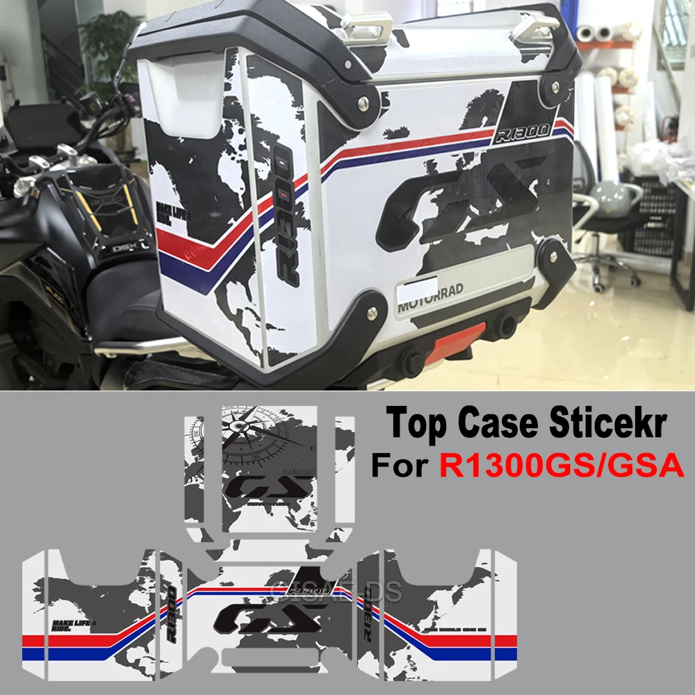 

For BMW R1300GS ADV Adventure Rallye Luggage carrier Trunk Luggage Panniers Aluminium Cases Stickers R 1300 GS 2025 Motorcycle