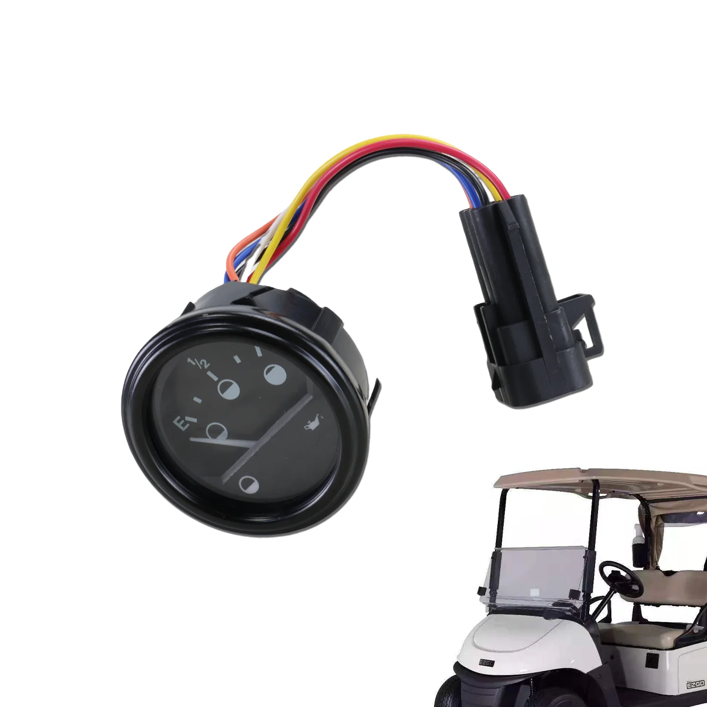 48V Battery Fuel Gauge 610583 612314 State of Charge Meter for EZGO RXV Electric Golf Cart 2008-2024 Golf Cart Accessories
