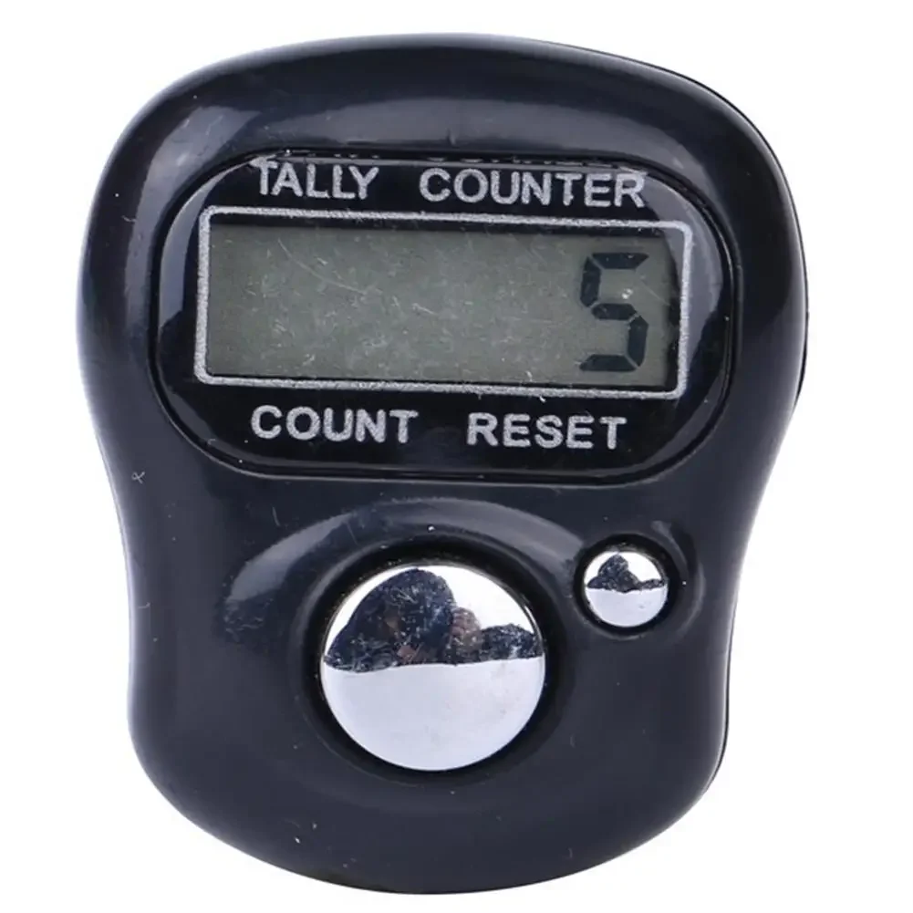 Elétrica Mini Dedo Contador com LCD Digital, Tally Counter, Ponto Marker, Costura, Tricô, Tecer, Buda, Rezar, Futebol, Display Digital