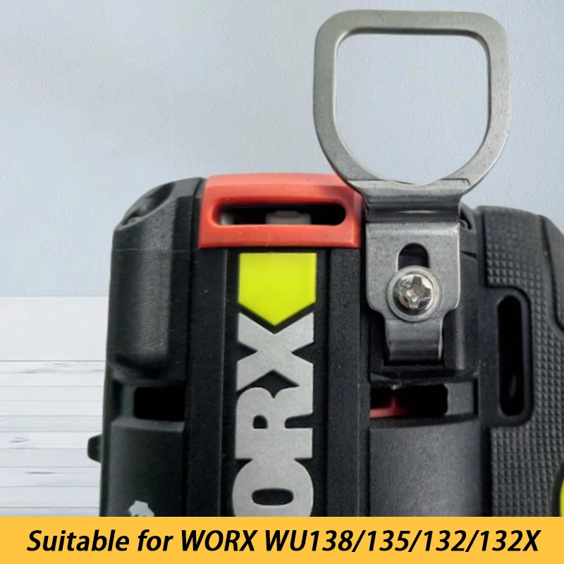 Suitable for WORX WU138/135/132/132X Quick Hanging Hook Buckle Screwdriver Hand Drill U-shaped Hanging Hook Special Tools Parts