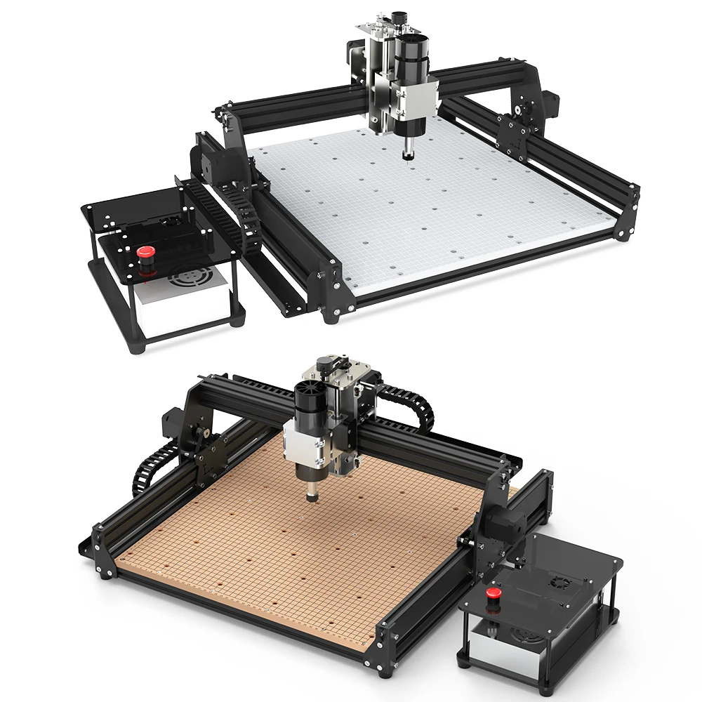 Imagem -06 - Máquina de Gravura a Laser com Eixo Axis Máquina de Corte Cnc Madeira Router Metal Pcb Fresagem Faça Você Mesmo Acrílico Perfuração 500w