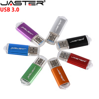 JASTER High speed USB 3.0 Flash Drive Mini plastic pendrive 4GB 16GB 32GB  64GB 128GB With keychain Memory stick Pen Drive Gifts
