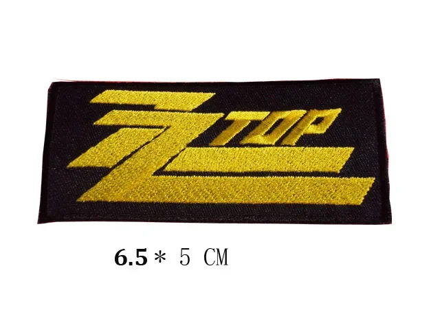 Logo vintage ZZ TOP TEXAS SOUTHERN BLUES ROCK SEW/IRON ON PATCH 6.5*5CM
